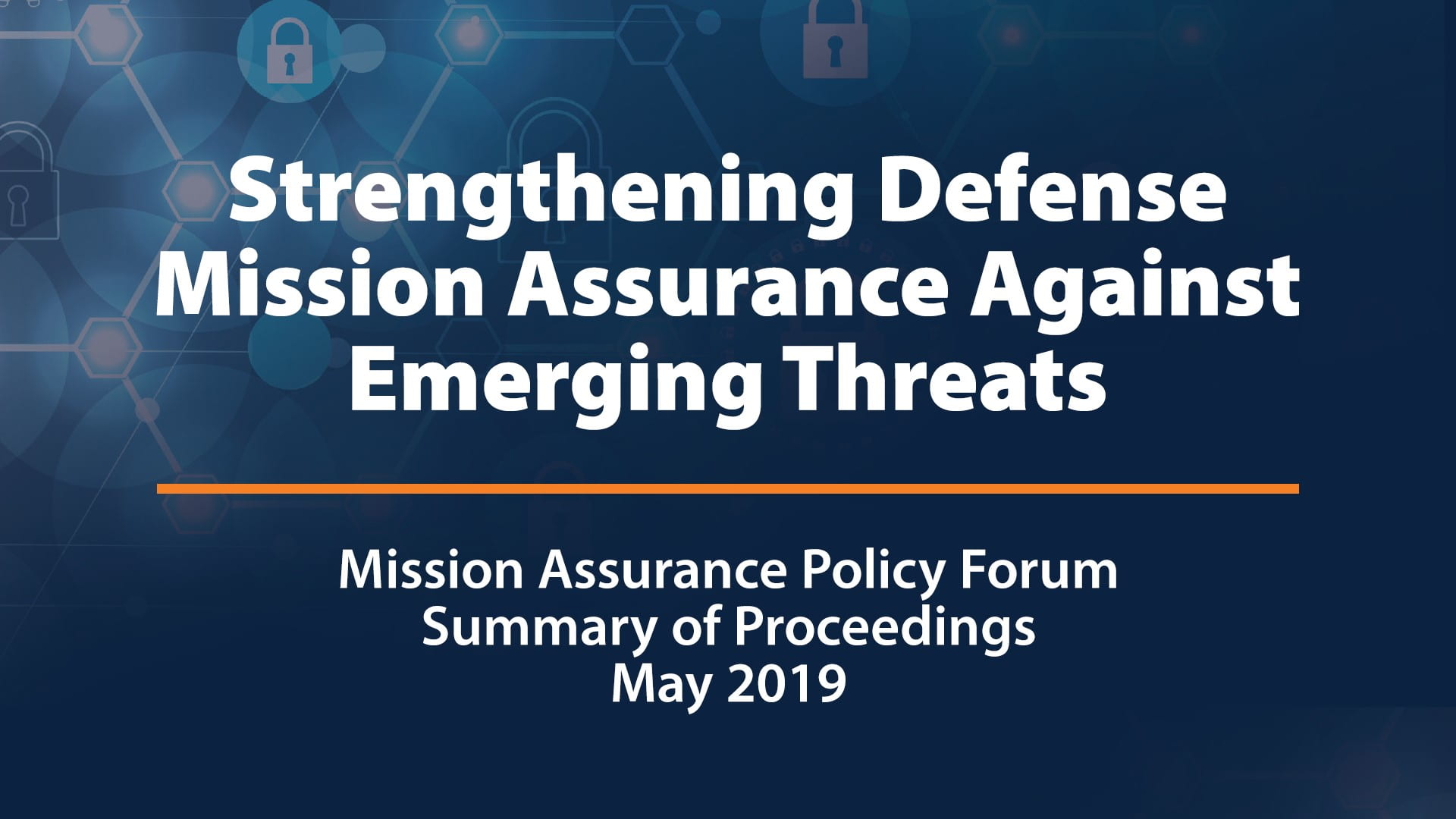 Strengthening Defense Mission Assurance Against Emerging Threats
