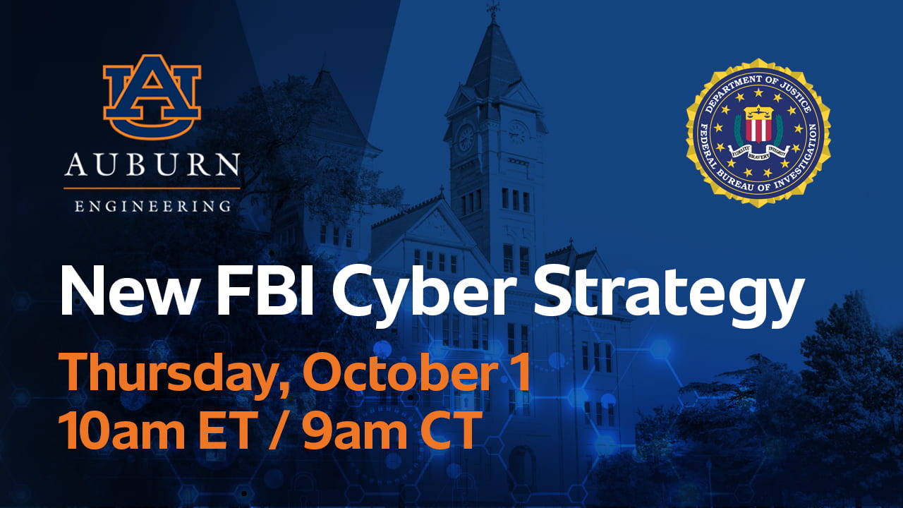 FBI to unveil new cyber strategy during Auburn University virtual event