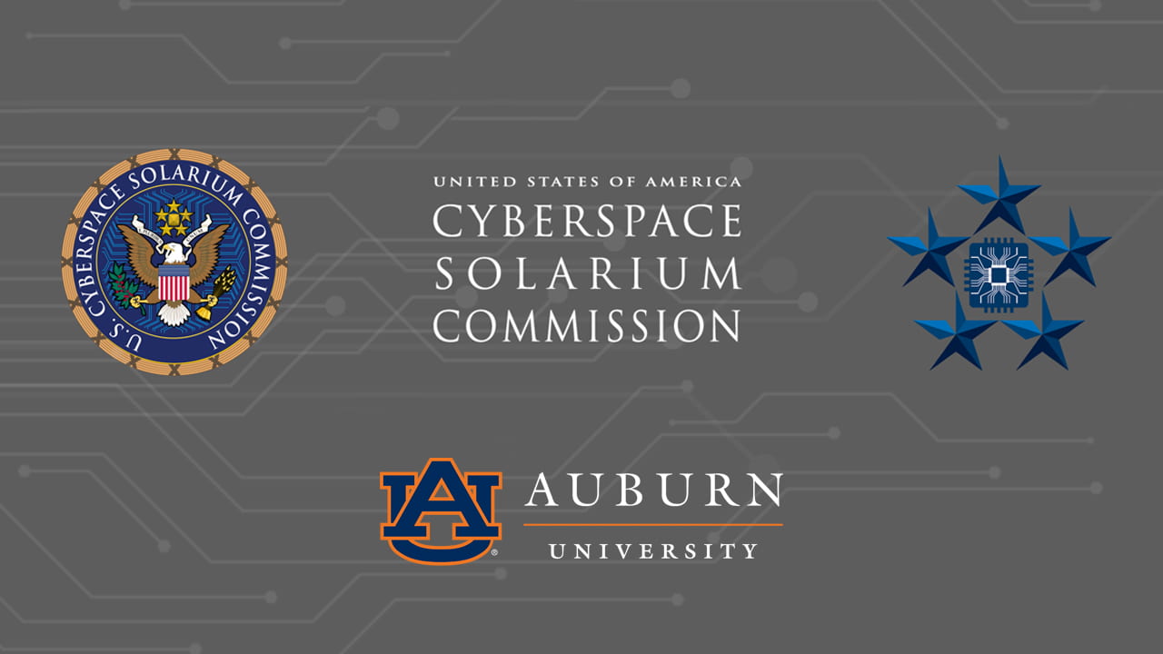 Auburn University partners with U.S. Cyberspace Solarium Commission for live virtual event