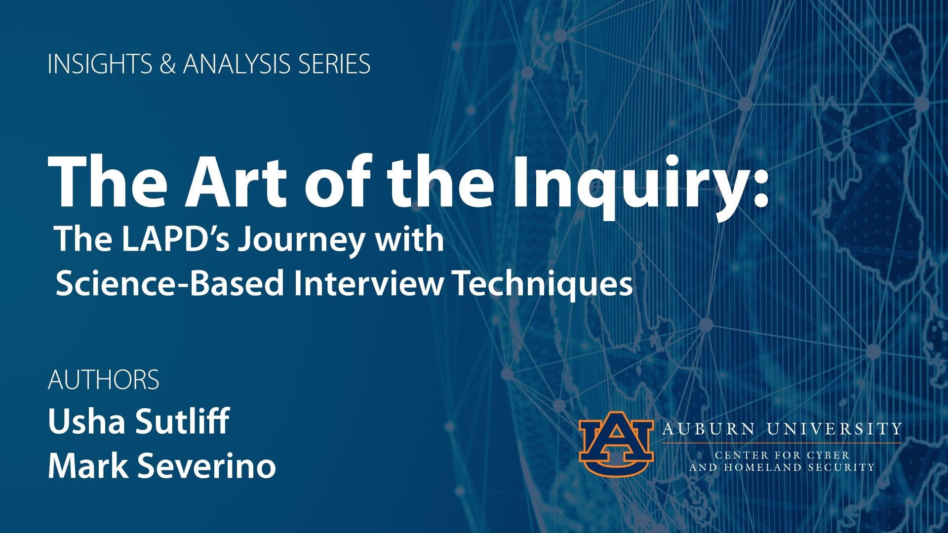 The Art of the Inquiry: The LAPD’s Journey with Science-Based Interview Techniques
